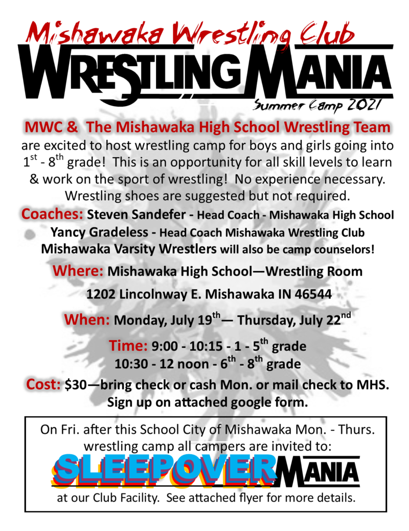 2021 Summer Wrestling Camp